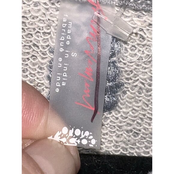 NWOT Free People Movement All Star Logo Oversized Crewneck Pullover Sweatshirt S - Picture 9 of 12